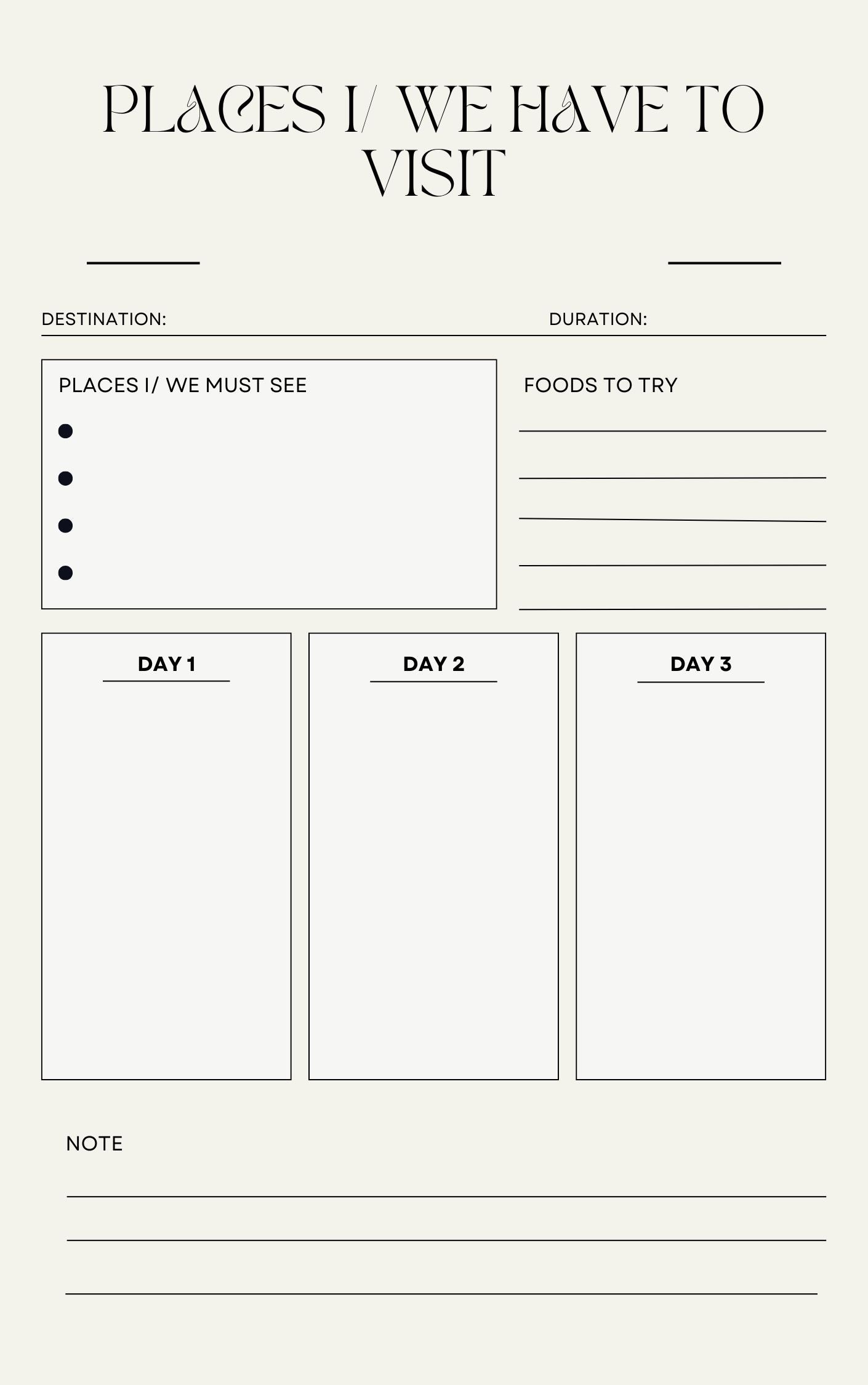 Travel planner